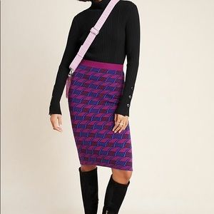 Anthropologie Maeve Nancy Sweater Pencil Skirt